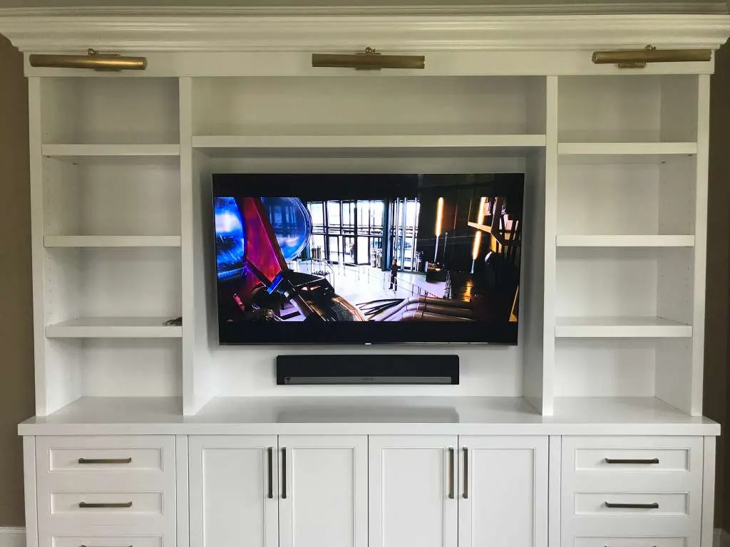 Built-In Media Wall