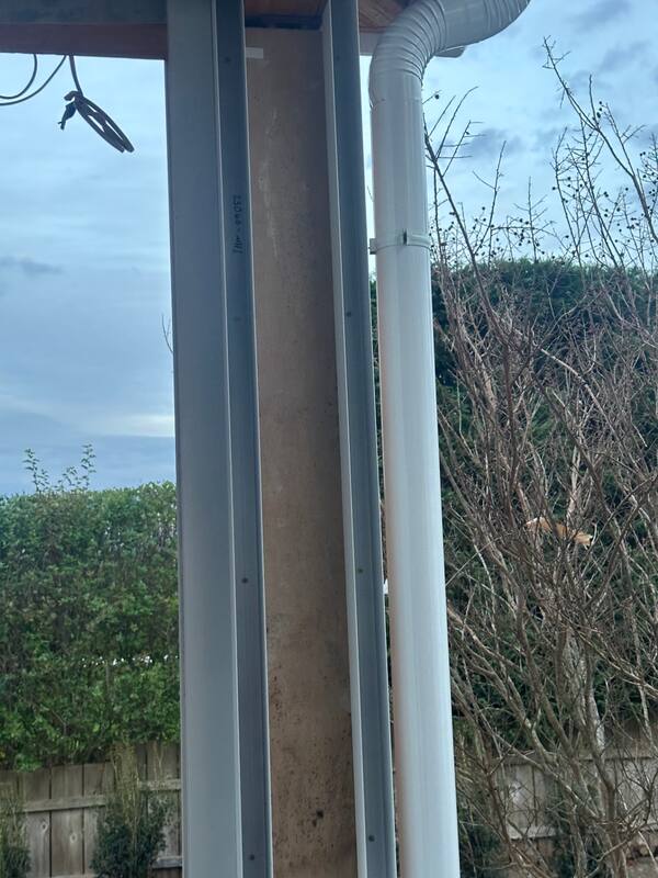 Pre-wire routed for motorized shades