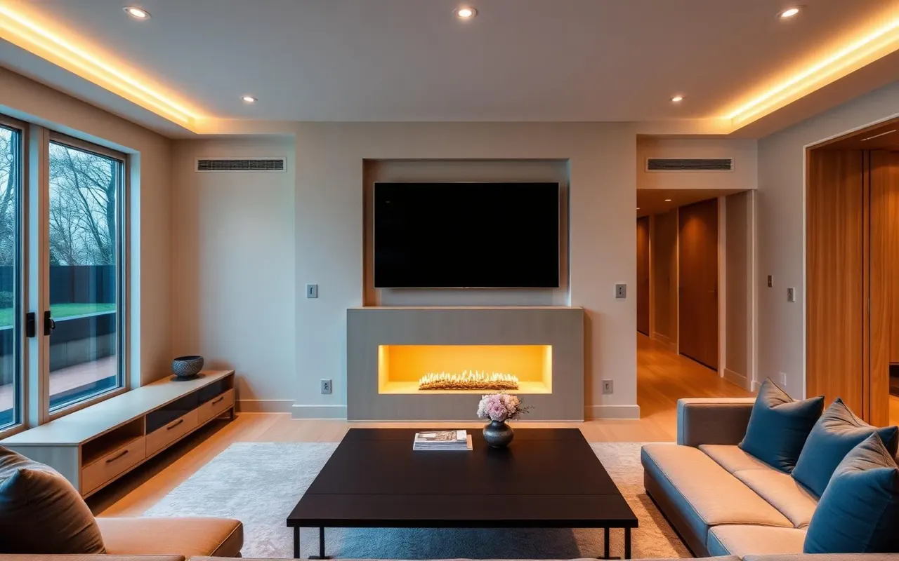 Luxury connected home interior